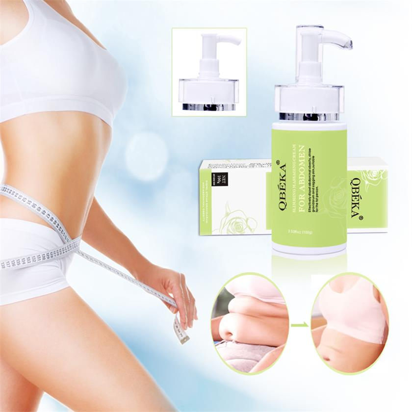 Slimming Product Quick Effect QBEKA Slimming Massaging Cream for Abdomen