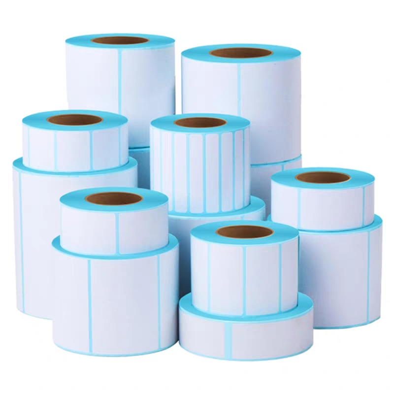 Thermal Self-Adhesive Label Sticker Paper Roll for Supermarket Labels