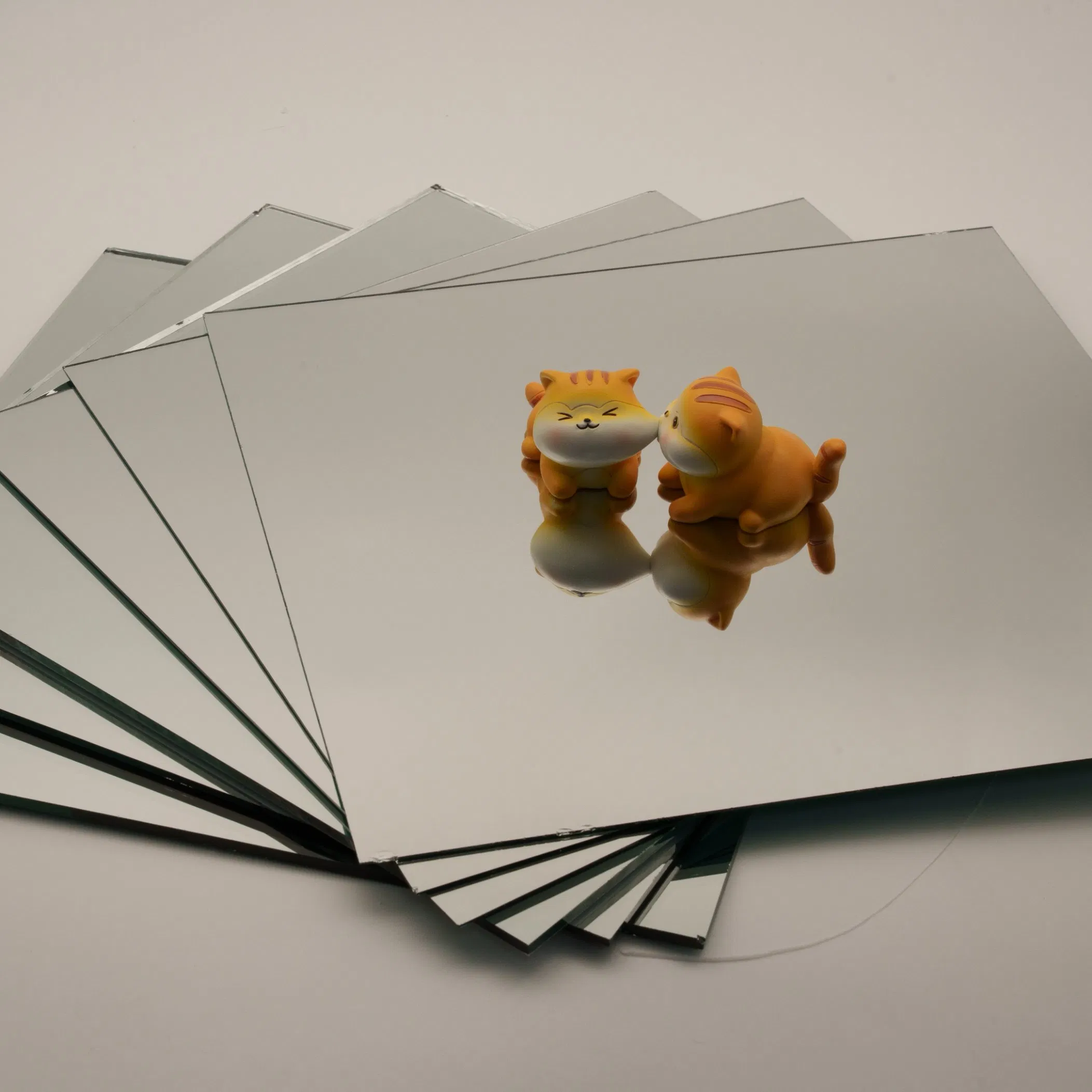 3-6mm Waterproof Silver Mirror Glass, Double Coated