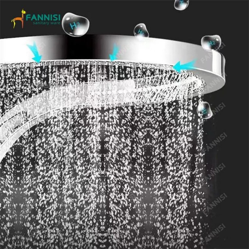 Luxury Waterfall Shower Bathroom Wall Mounted Rain Sprinkler Shower Set System Shower Panel