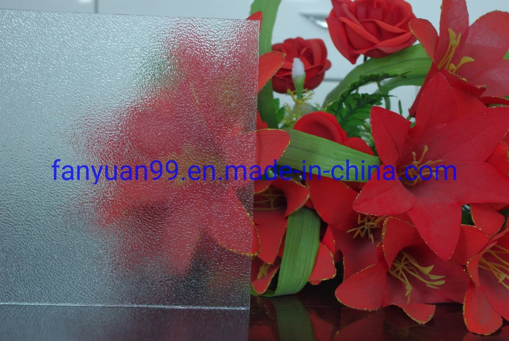4mm Nashiji/ Mistlite/Karatachi /Wave Pattern Glass Chinese Manufacture