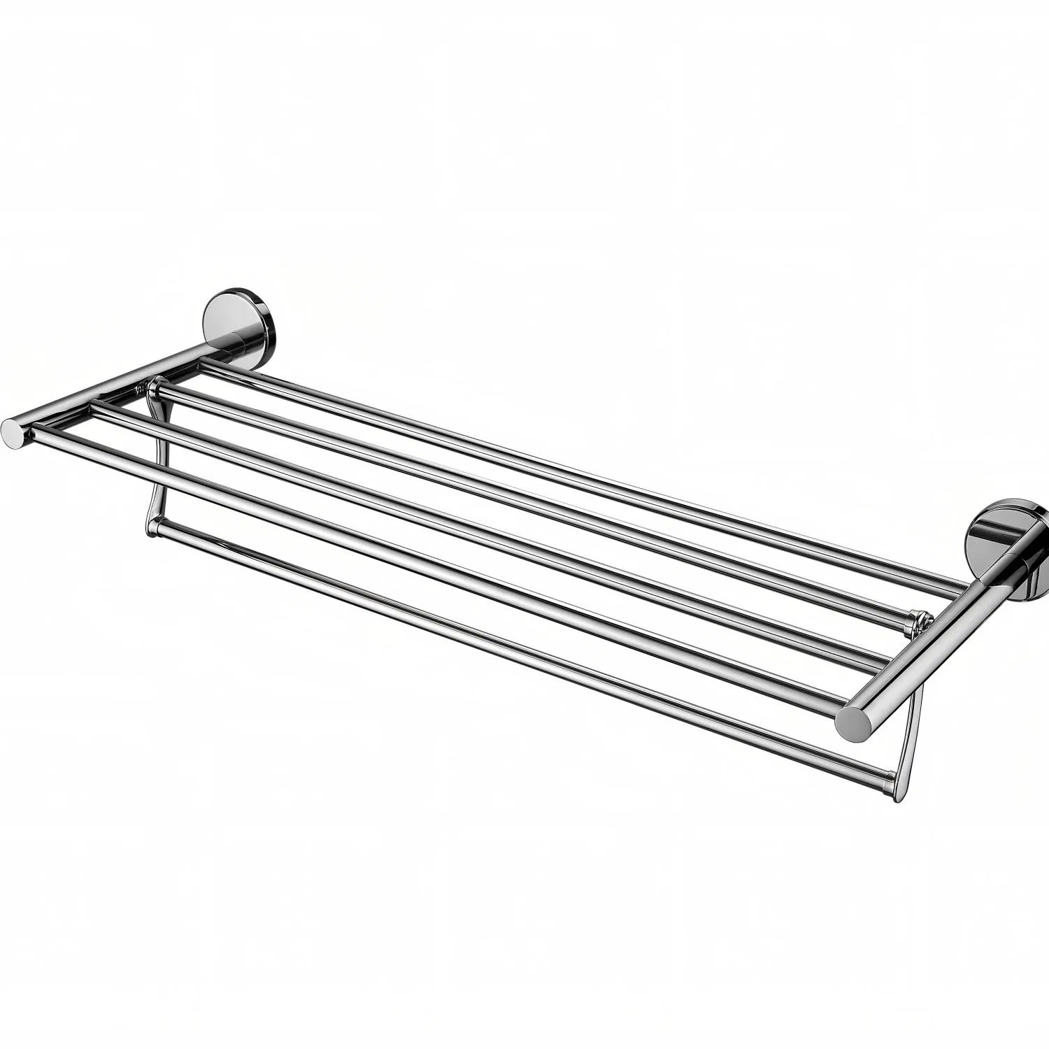 Modern Stainless Steel Wall Mounted Bathroom Towel Rack for Home Hotel Bathroom