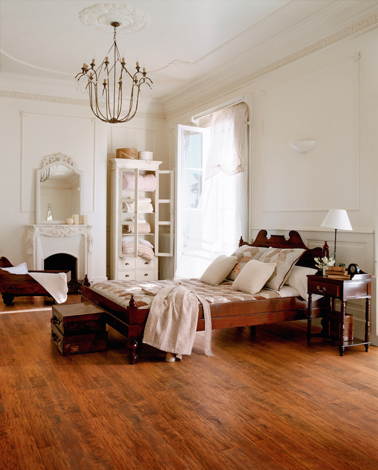 8mm/12mm Indoor HDF Laminate Flooring Smooth AC3 AC5 Brown Hybrid Flooring Laminate Laminate Flooring