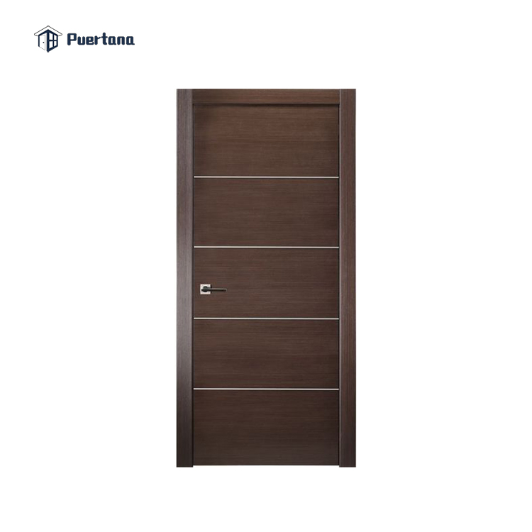 European Bathroom Bedroom Houses Room Interior Entrance PVC MDF Panel Wood Door