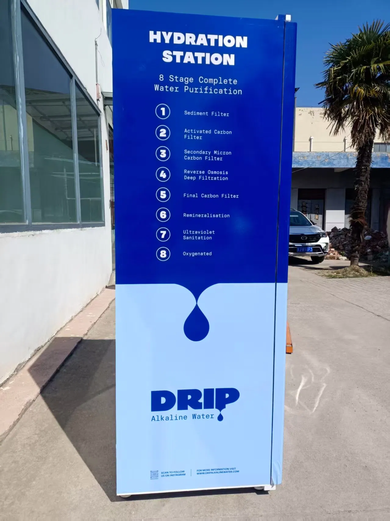 Reverse Osmosis Purified Drinking Vending Machine