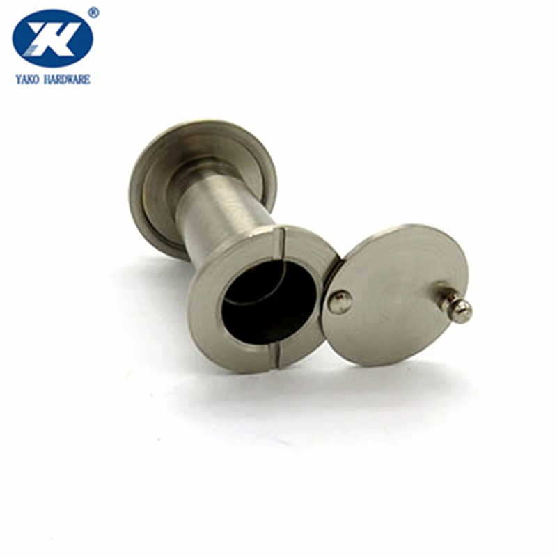 Black Color Peephole Glass Lens Brass Brass Door Viewer