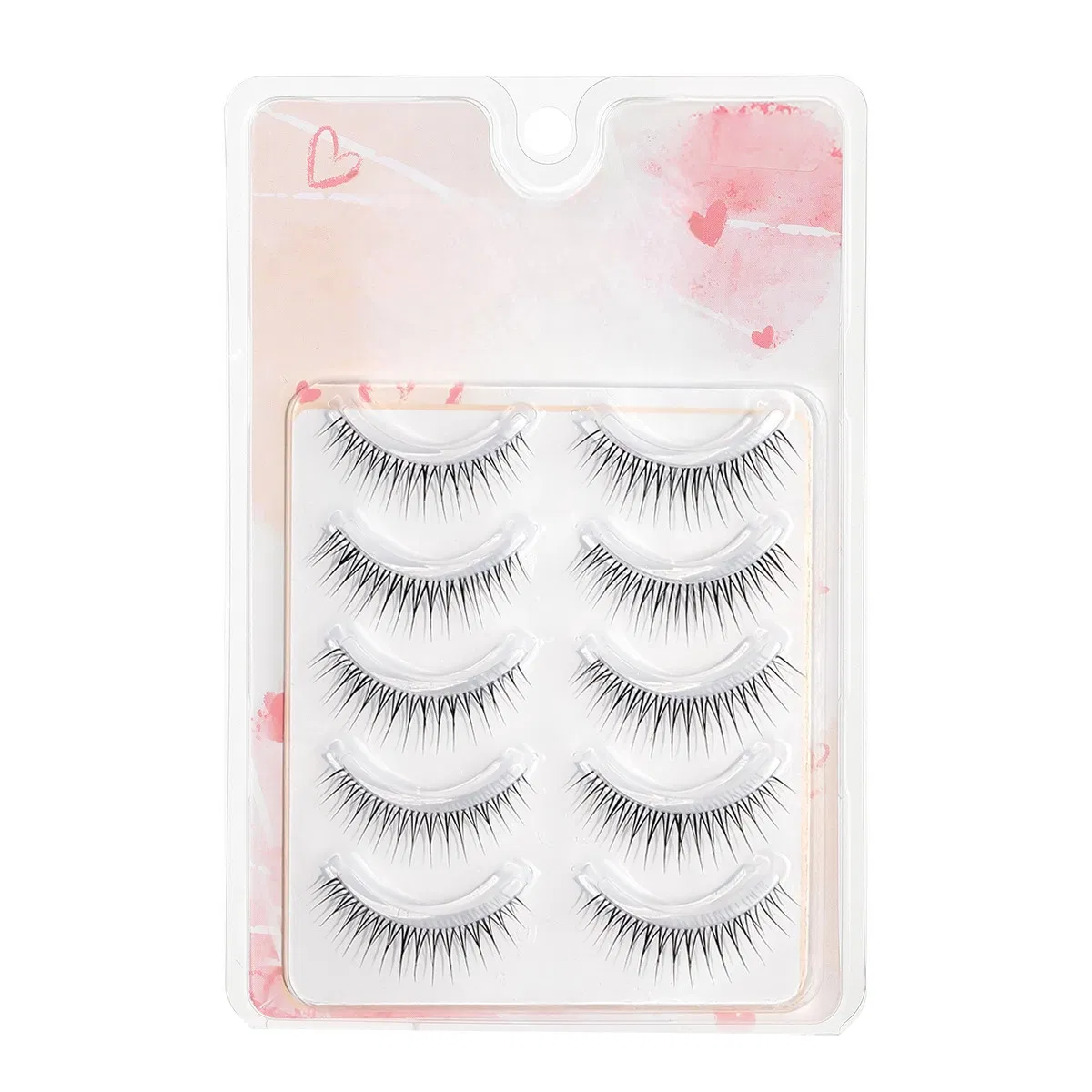 Dramatic Cat Eye False Eyelashes with Lengthened Outer Corners for Striking Effect