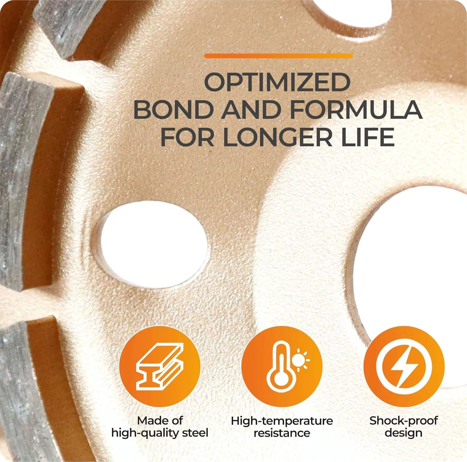 Diamond Embedded Super Hard Grinding Wheel