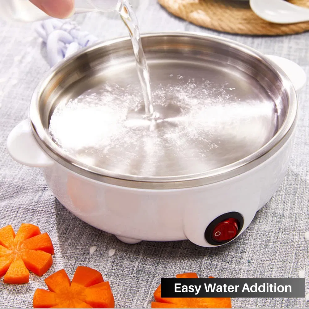 Scrambled Quick Breakfast Auto Shut off Rapid Electric Piercer Egg Cooker Boiler