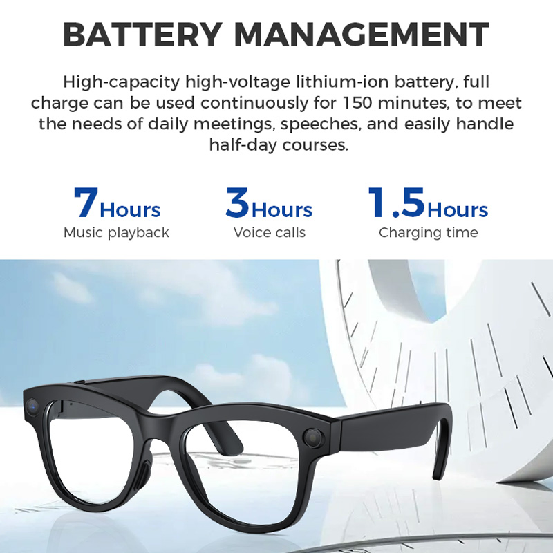 1080P Intelligent Video Recording and Photography. Social Media Influencer Sunglasses. Support for Simultaneous Translation. The Top Choice for Business Trips a