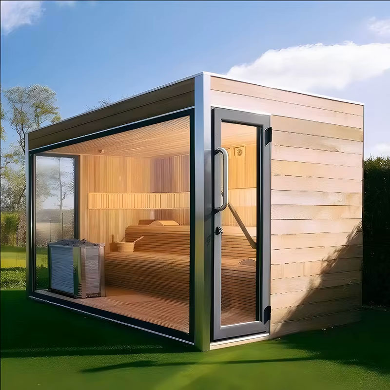 Luxury Customizable Dry Sauna Cabin with Color Options