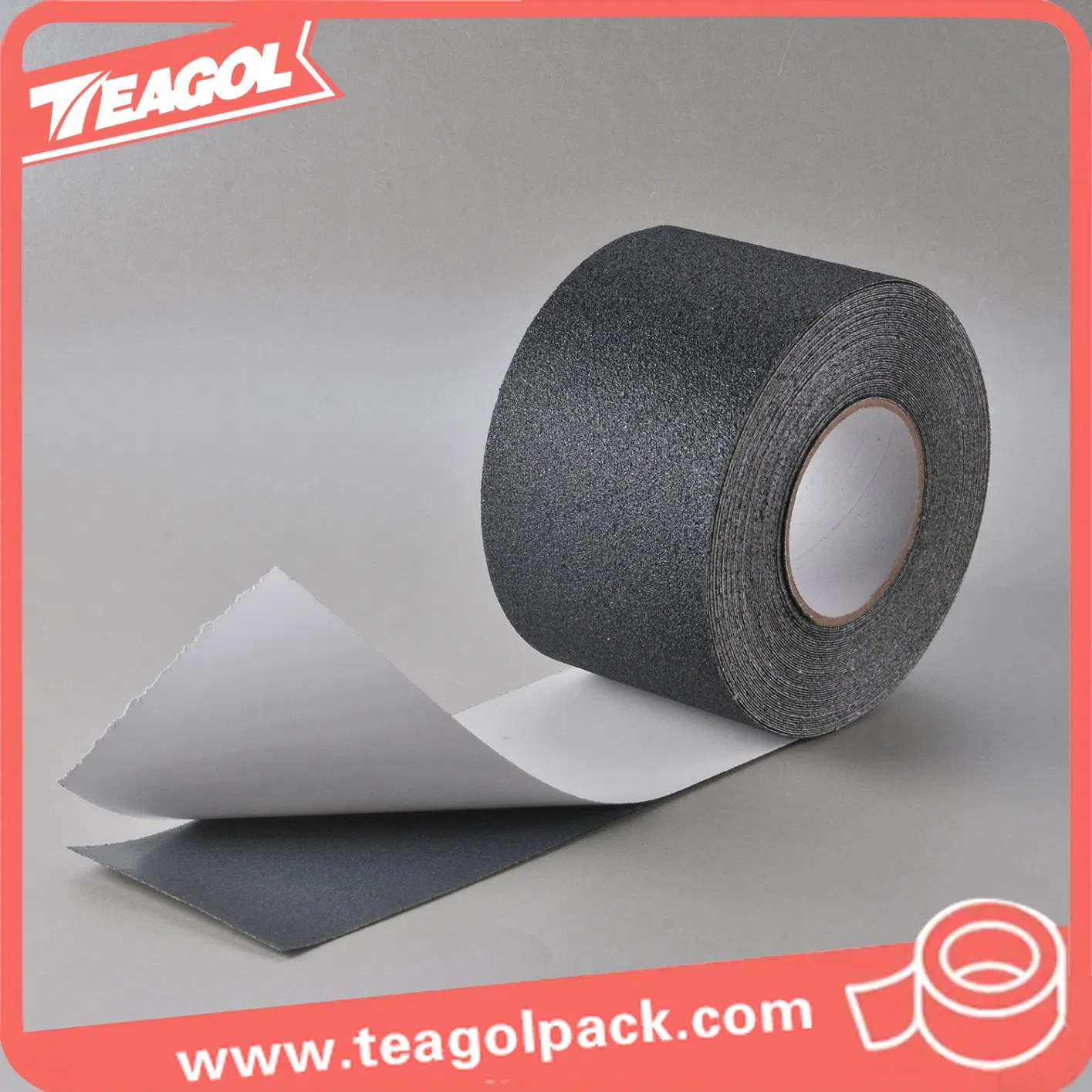 Anti-Slip Tape PVC Aluminum Oxide Grit P60 P80 Solvent Glue Adhesive Tape