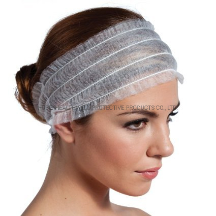Disposable Beauty Salon Headbands Non Woven Hair Bands
