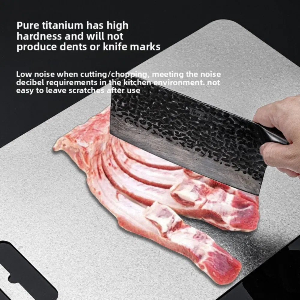 Титановая антискользящая разделочная доска YJ-100