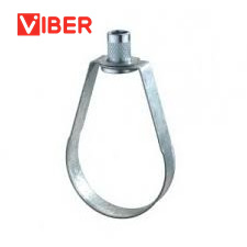 Versatile Zinc-Coated Steel Loop Hangers for Pipe Support