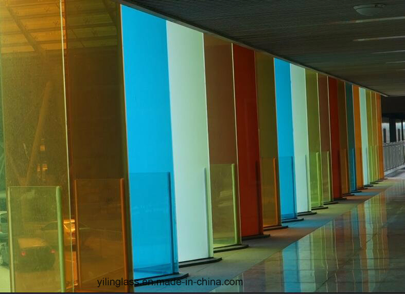 Silk-Screen Printed Tempered Laminated Over Size Glass