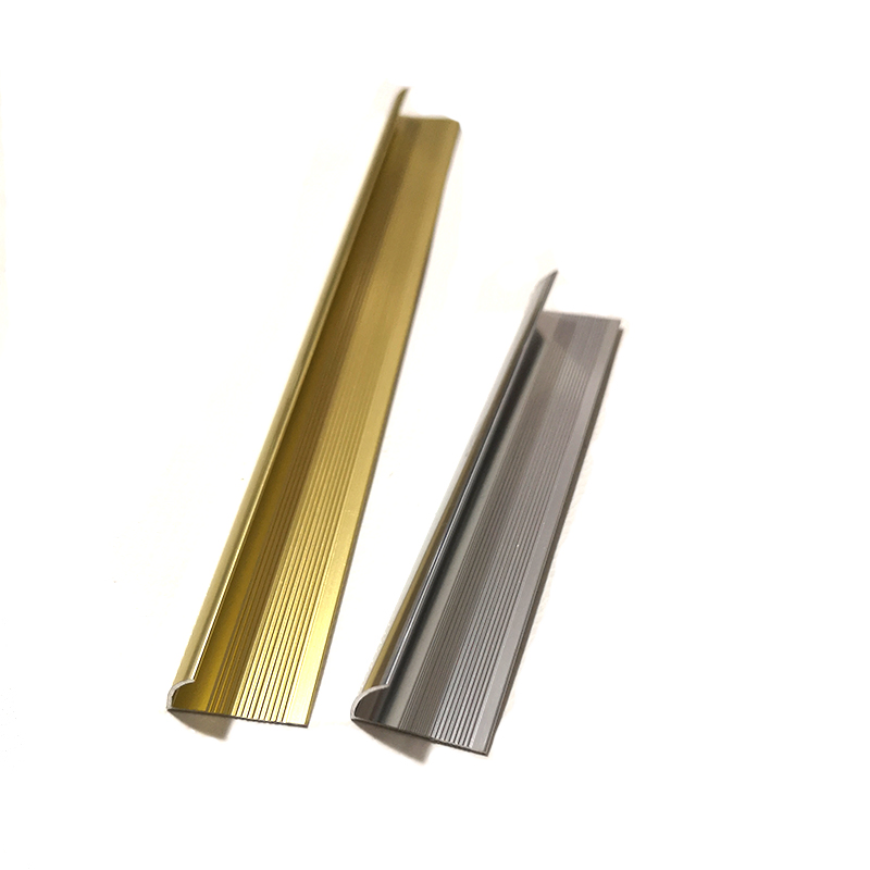 Aluminum Alloy Edging Tile Trim Skirting Board Corner Round Open