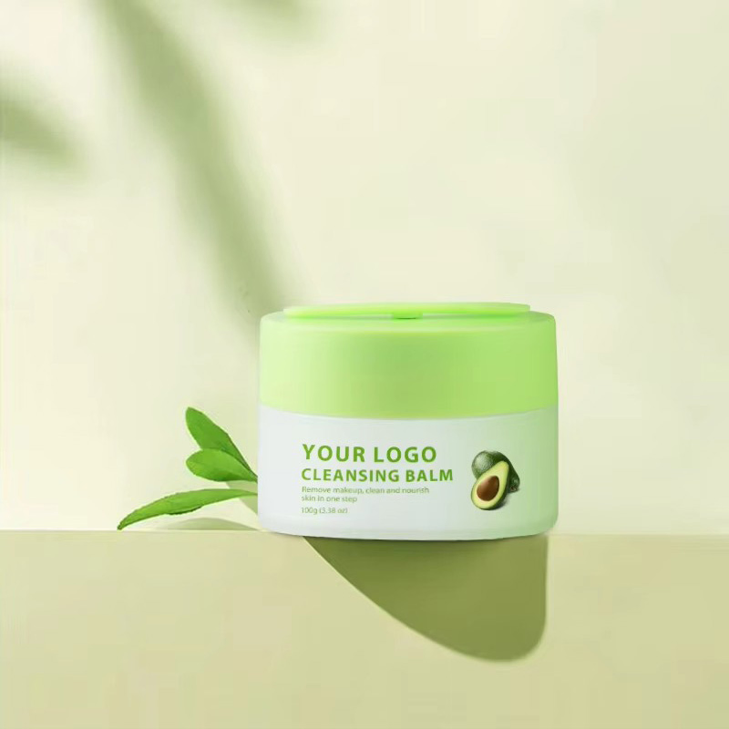 Wholesale Organic Avocado Extract Makeup Remover Balm Skin Care Oil Control Deep Cleansing Moisturizing Remover Balm