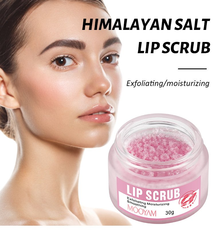 Himalayan Pink Salt Lip Scrub Lip Care Moisturizing Exfoliating Scrub