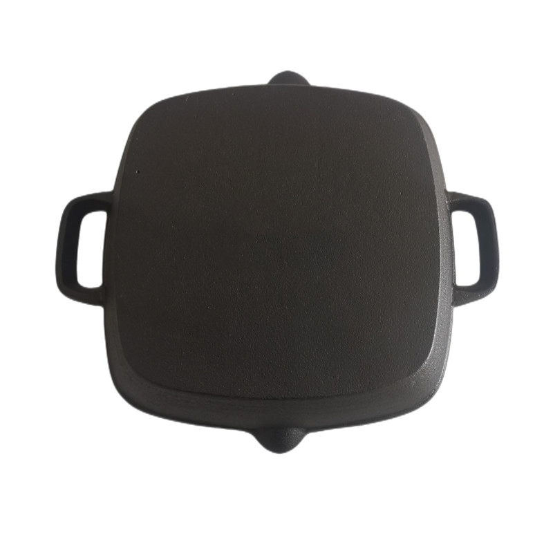 Pre-Seasoned Cast Iron Pan Griddle Cast Iron Square Grill Pan