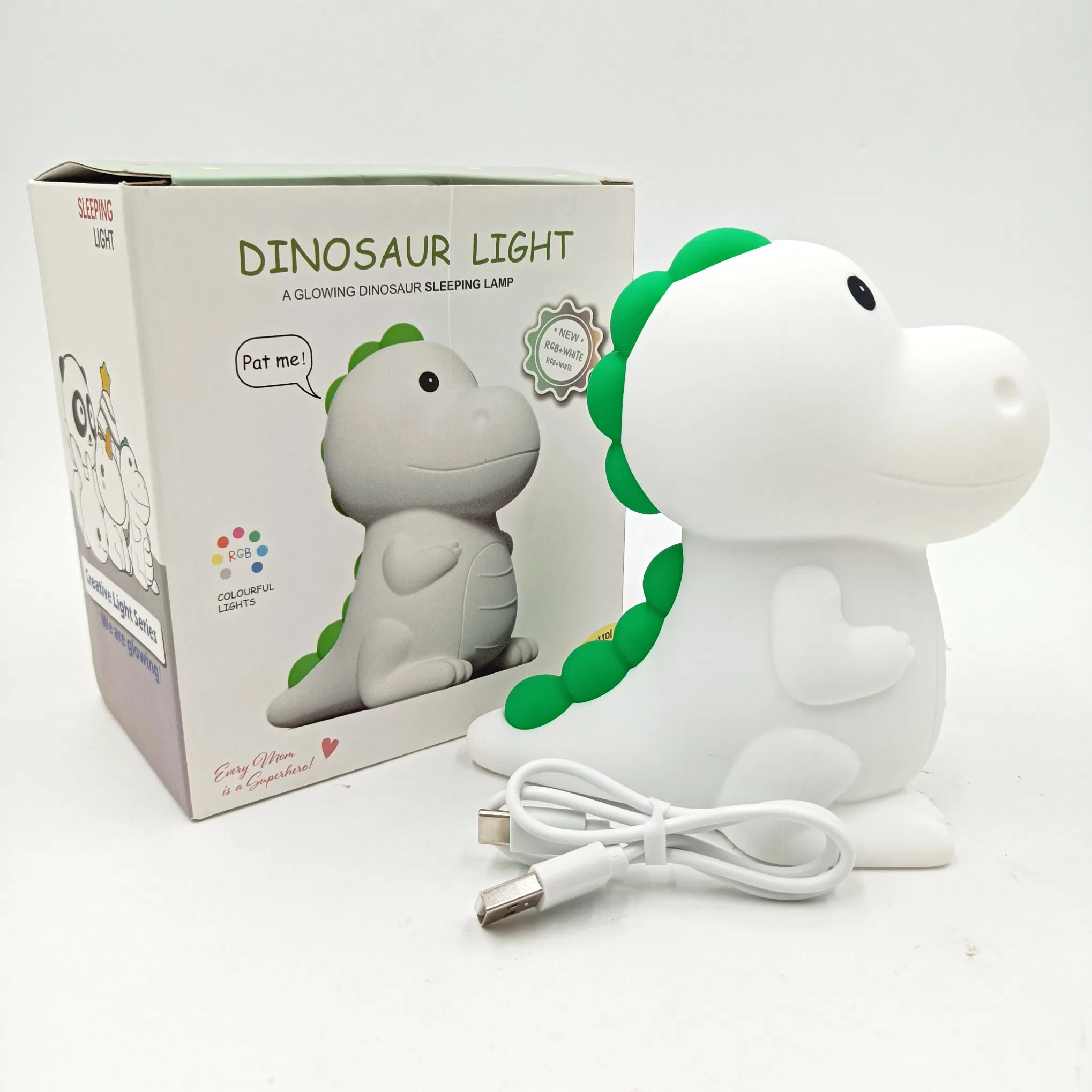 Cute Shaped USB Night Light Silicone Night Light for Bedroom Eye Protection Sleep Bedside Lamp Desk Lighting