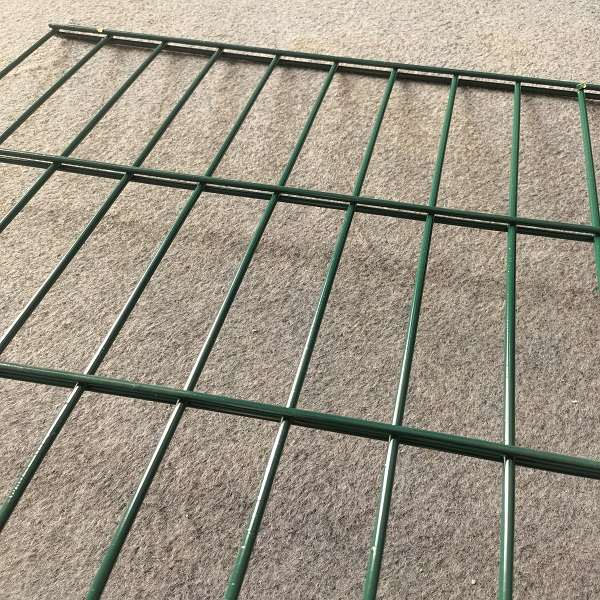 Galvanized Double Wire Fence 2D Fence Panel