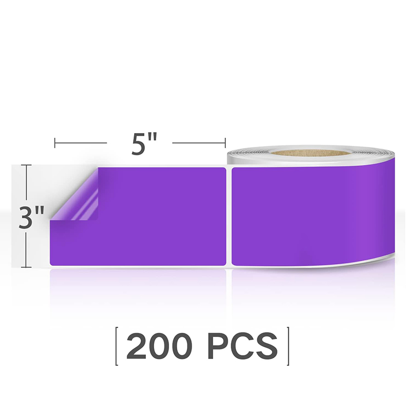 Wholesale Color Coding Labels Vinyl Roll Self-Adhesive Waterproof Label