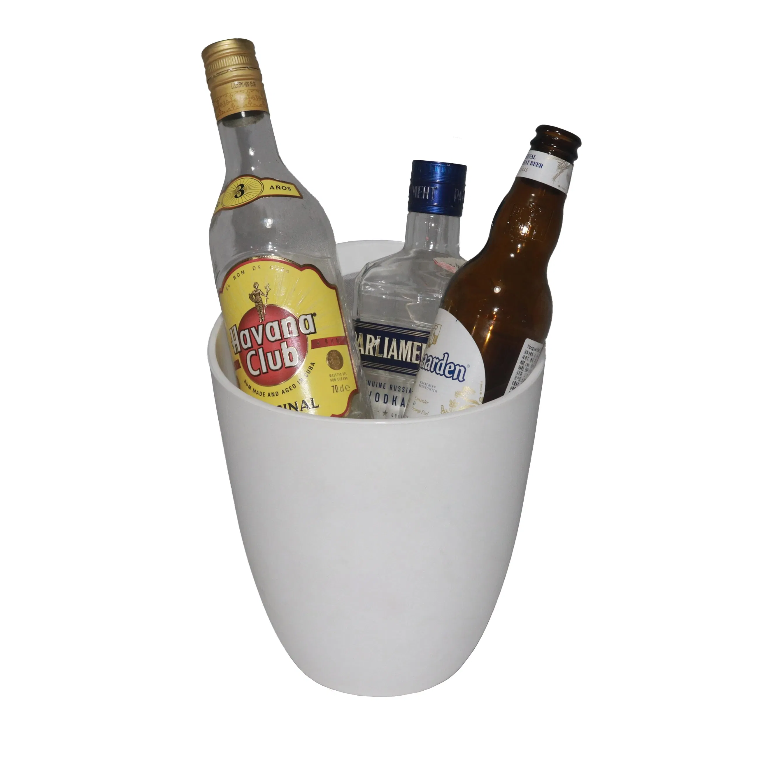 Good Heat Insulation Performance Food Safe Elegant Shape 1L 3L 4L 5L 8L 10L 12L Ice Bucket Plastic Square with LED for Herkenrode Beer