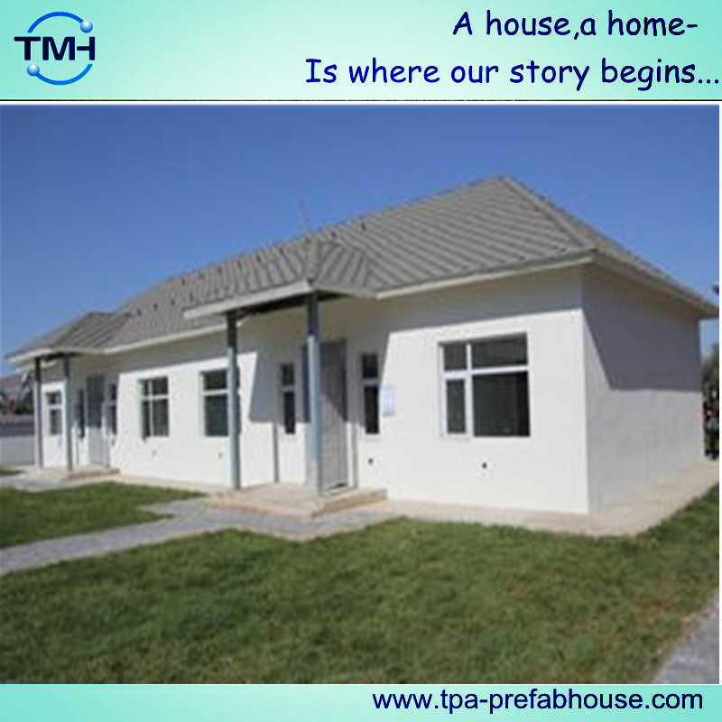 PVC Cladding Prefab Kit Home in The Countryside