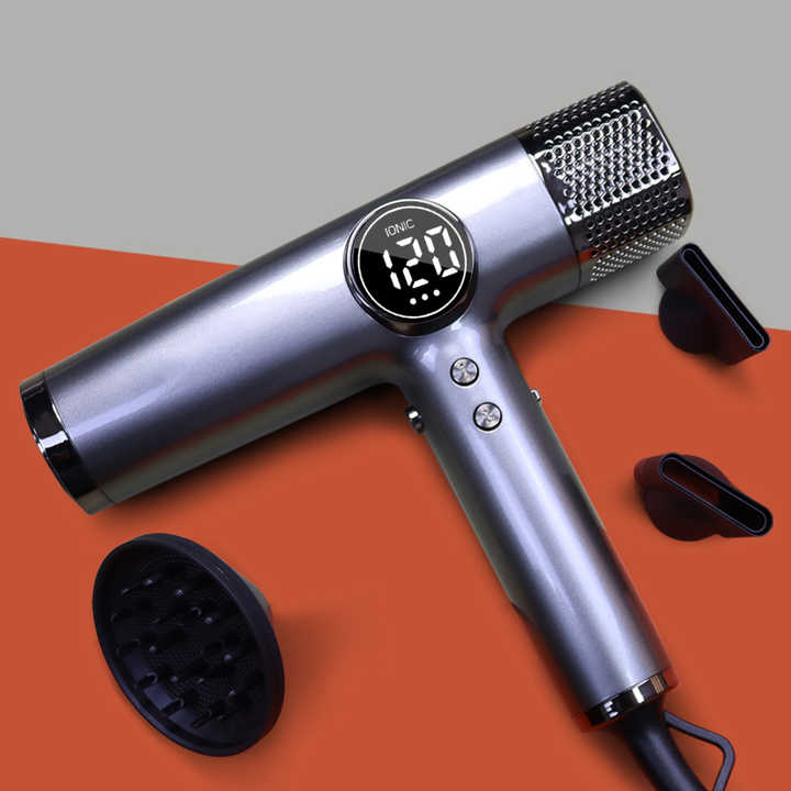 Professional Ionic Hair Dryer Universal Attachments Custom Care Curly Hair Blowdryer