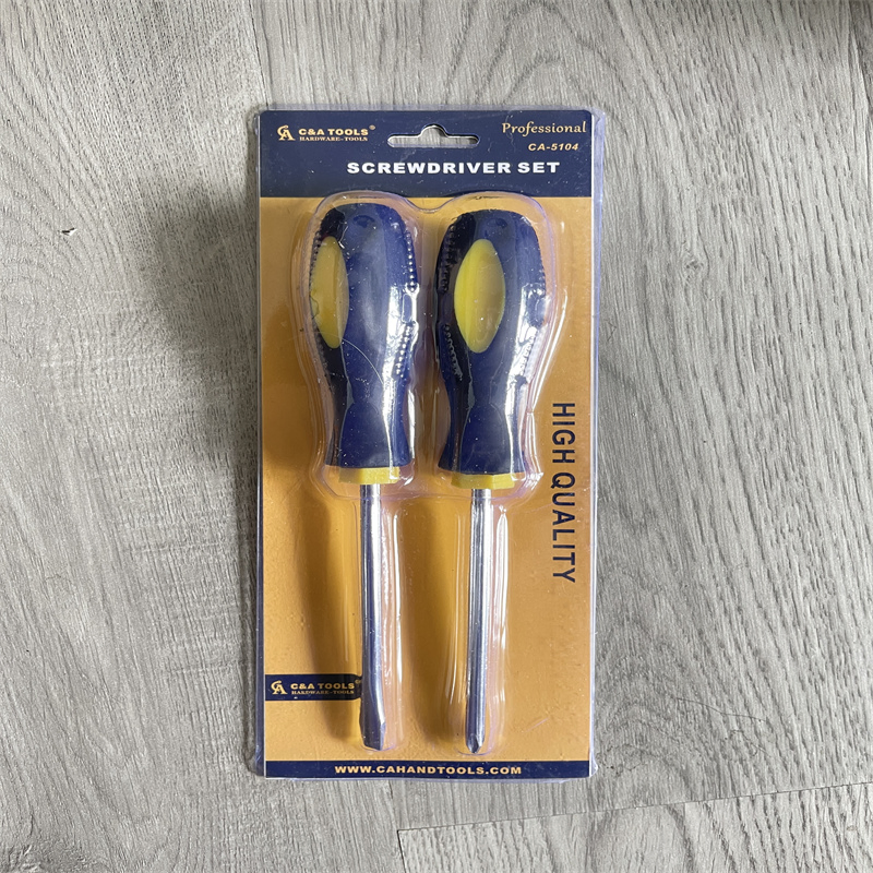 Soft Grip Handle Slotted Repair Hand Tools Screwdrivers