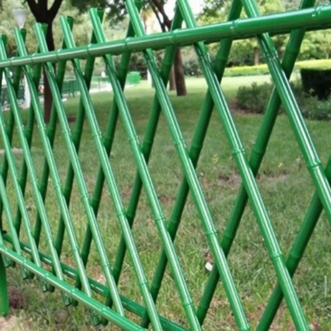 Stainless Steel Imitation Bamboo Fence Ideal for Outdoor Villa Courtyards and Rural Landscape Guardrails
