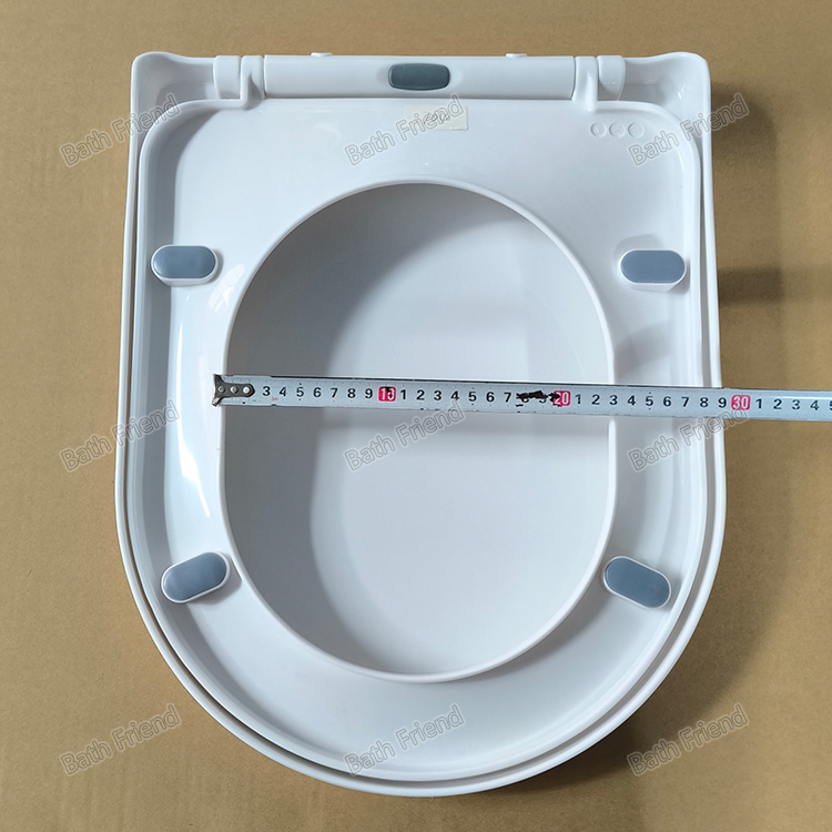 Wholesale Customizable Modern Bathroom Toilet Plastic Seat Cover - Quick Release PP U-Shape Elongated Wc Accessories