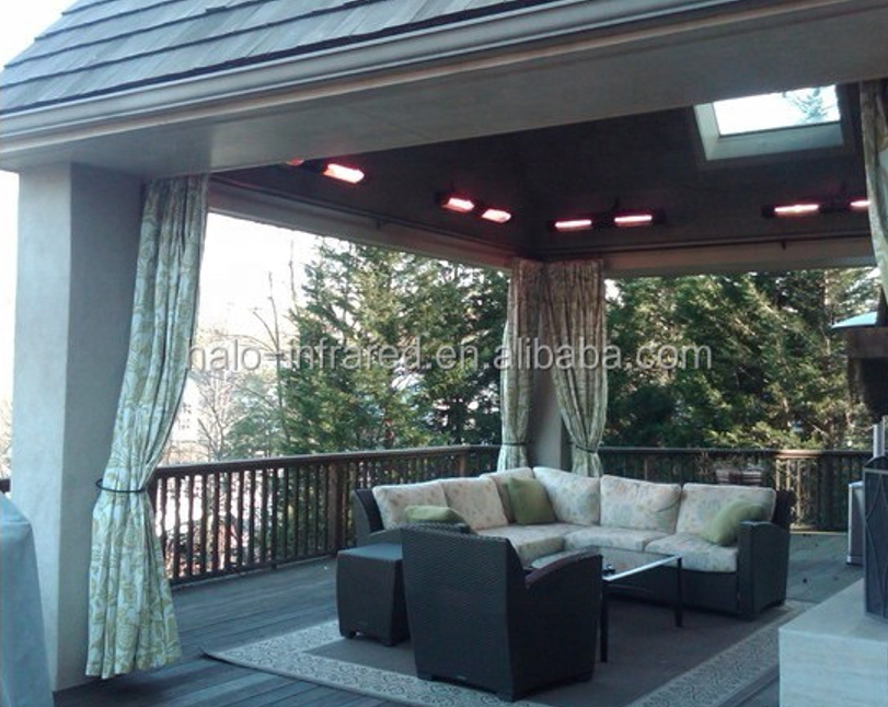Solid Aluminum IP65 Infrared Patio Heater