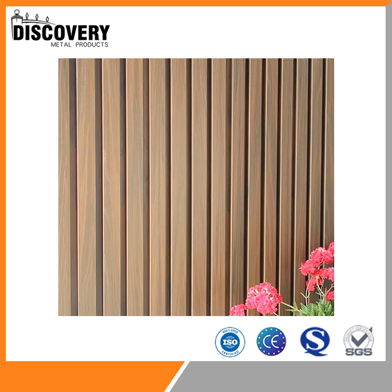 Hot Sale 3D Wood Grain Design WPC Double-Sidedwall Panel Composite Wood Cladding Exterior Decorative WPC Wall Panel