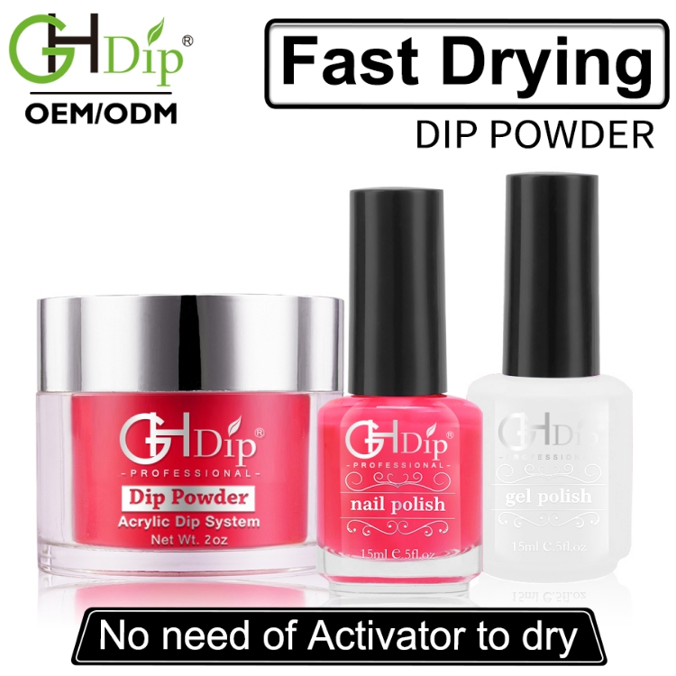 Custom Private Label 2000 Colors Fast Drying Acrylic DIP Powder Nails