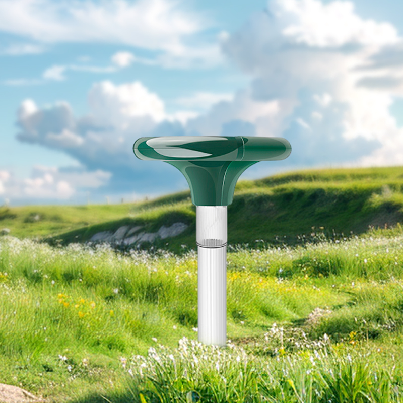 Solar-Powered Snake Mole Repeller with LED Lights for Outdoor Repeller