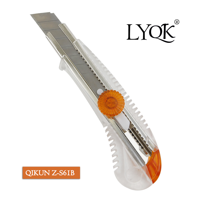 Z-S61A Utility Knife with Double Color ABS PS Grip