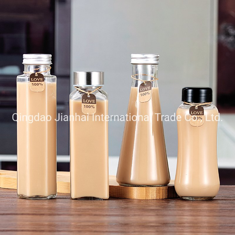 Стеклянная бутылка для молока и сока, термостойкая