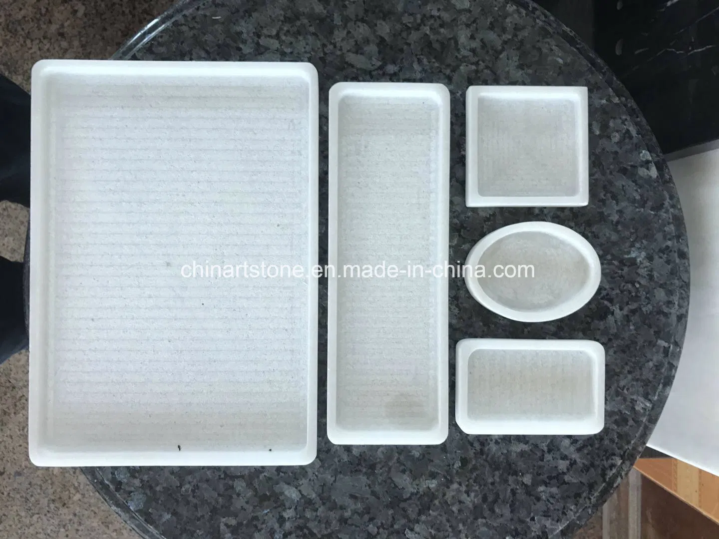 Marble Plate, Tray, Dish, Bowl for Kitchen and Bathroom