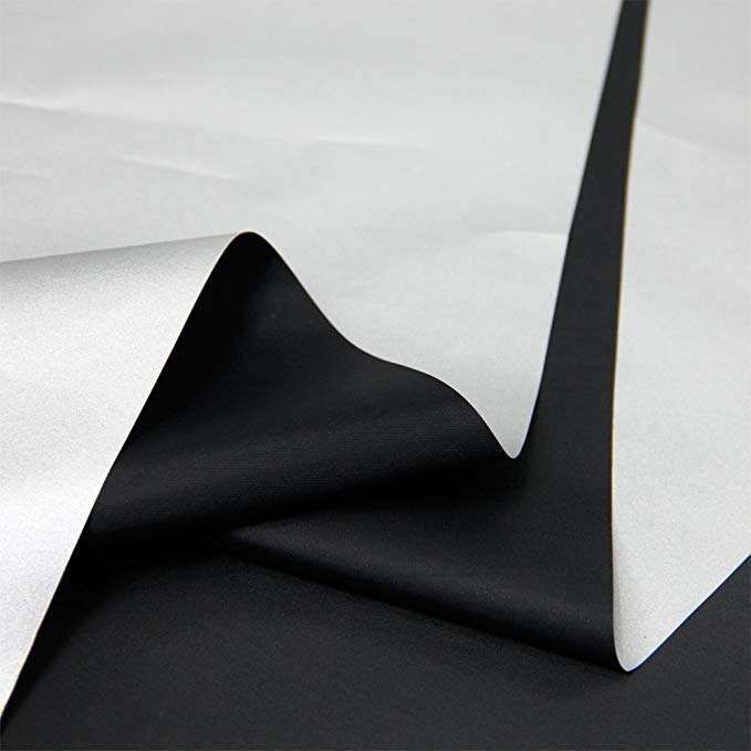 Woven Polyester Black Backdrop Fabric with Slight Stretch for Sublimation Stand