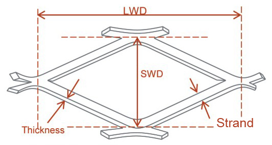 Expanded Metal Mesh Ceiling Panel Decorative Ceiling for School Corridor