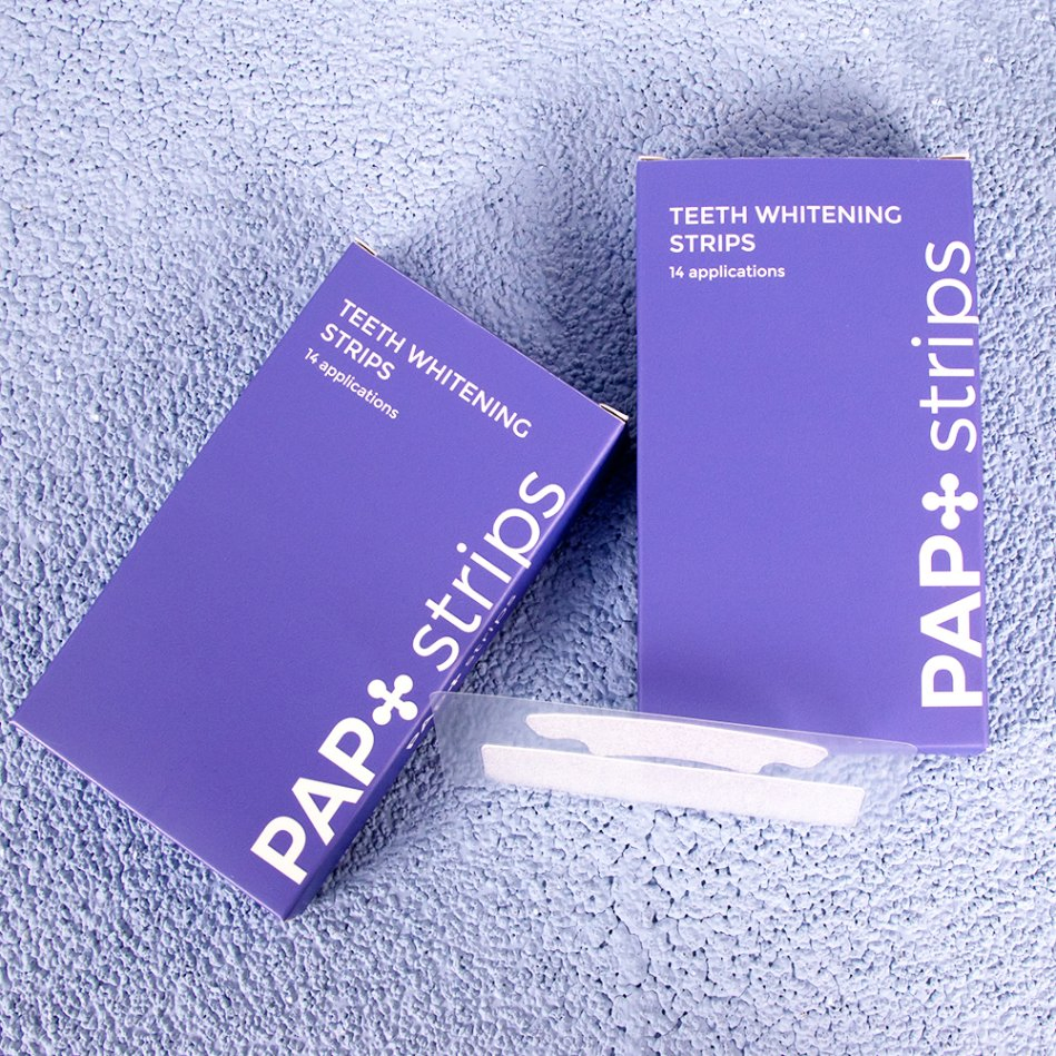 Wholesale Unique Design Peroxide Free Pap Gel Teeth Whitening Strips Advanced