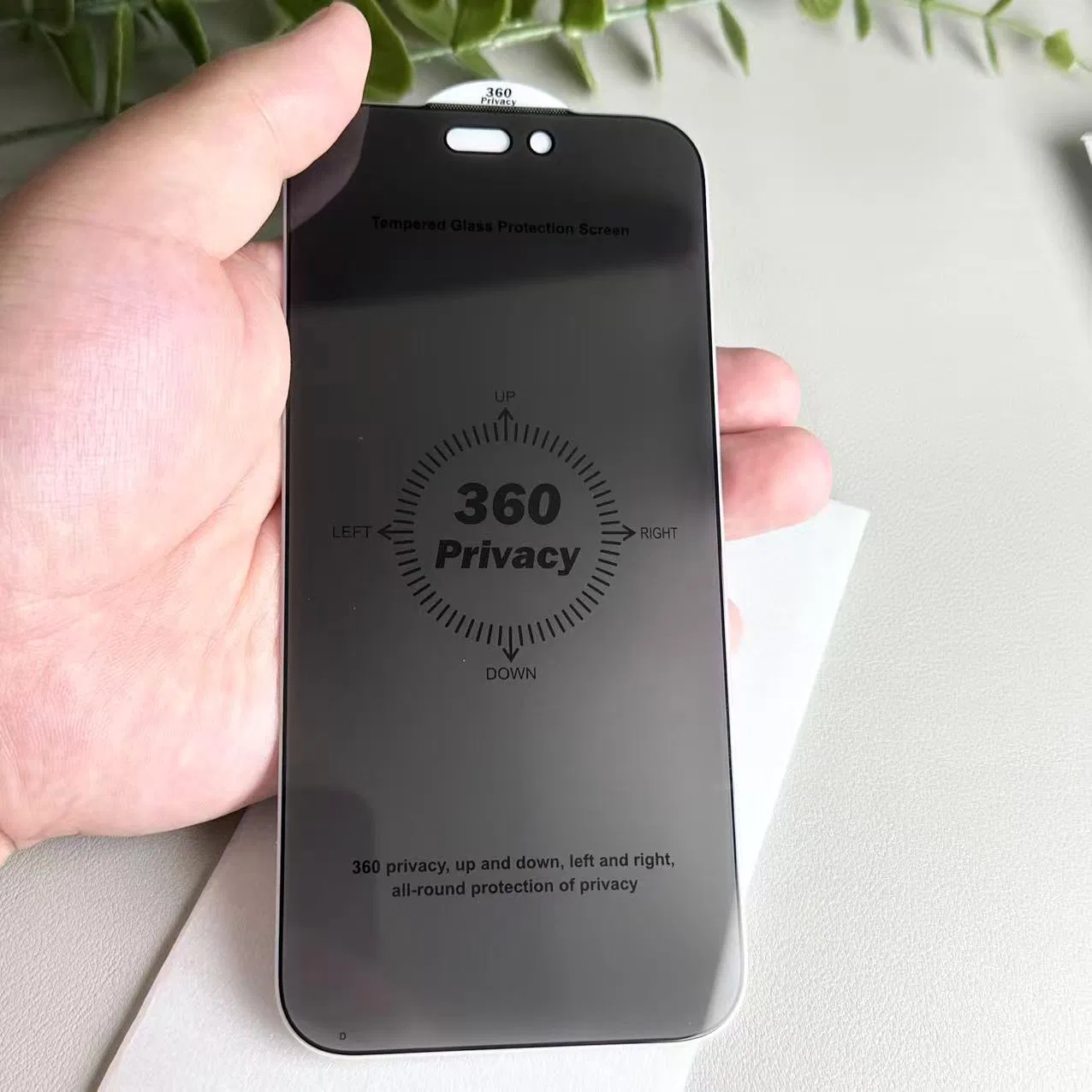 Защитная плёнка Privacy Shield HD Purple Light для iPhone