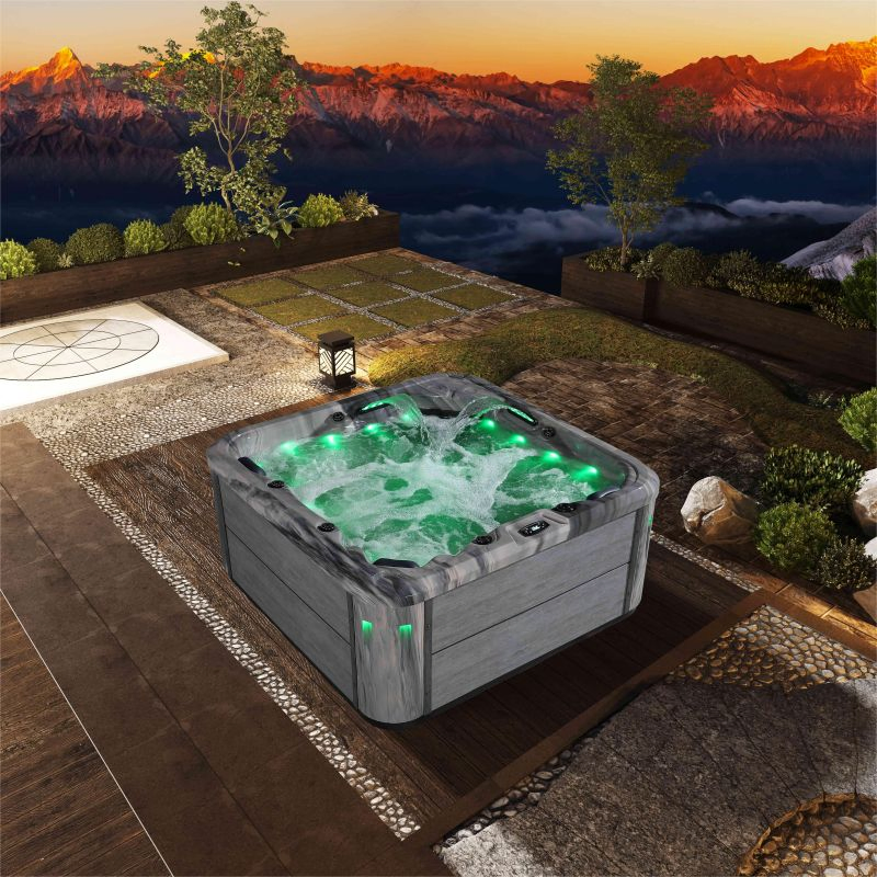 Акриловая гидромассажная ванна SPA на 6 человек