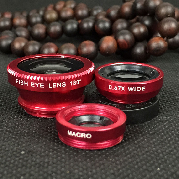 0.67X Super Wide Angle+ Micro+Fish Eye Mobile Phone Camera Lens