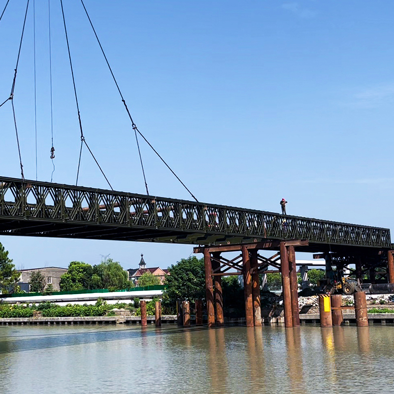 Durable Steel Suspension Bridge for Reliable Transportation Solutions