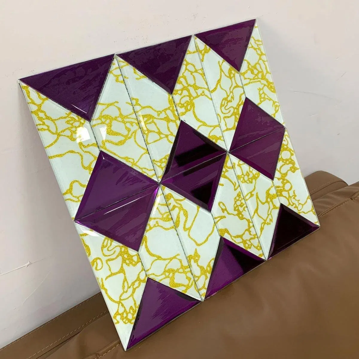 Самоклеящаяся зеркальная мозаика для интерьера