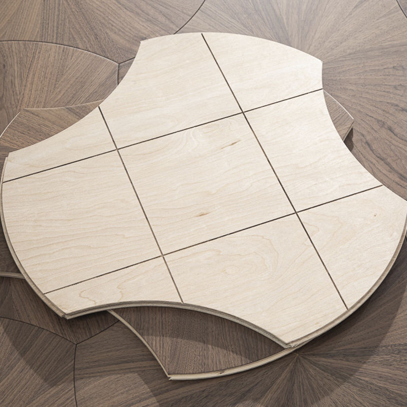 Инженерная паркетная доска Лотос из ореха, 15 мм