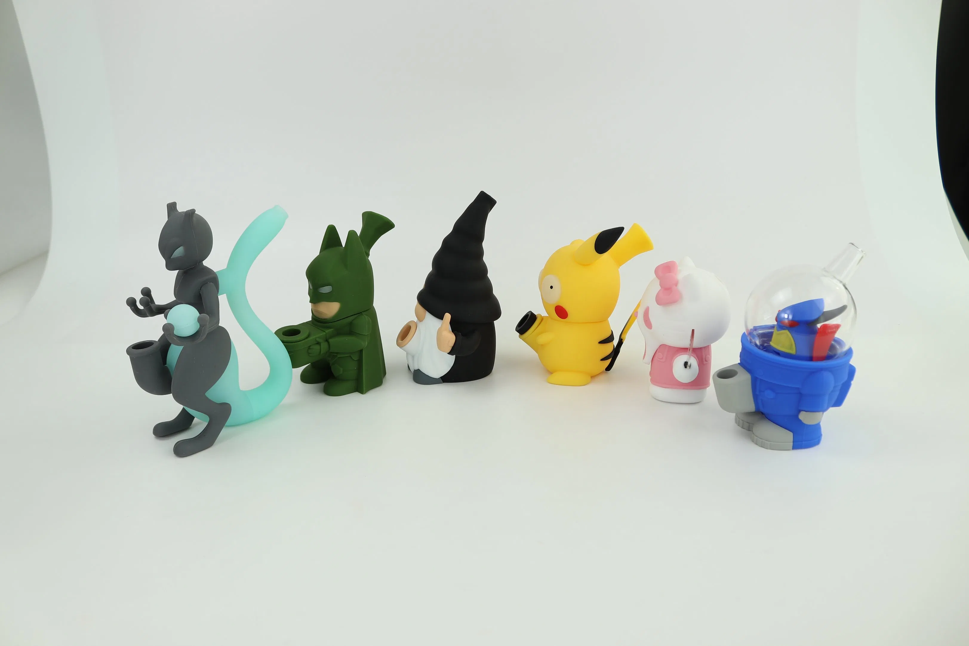 Decorative Interactive Long Lasting Silicone Water Pipe for Entertainment